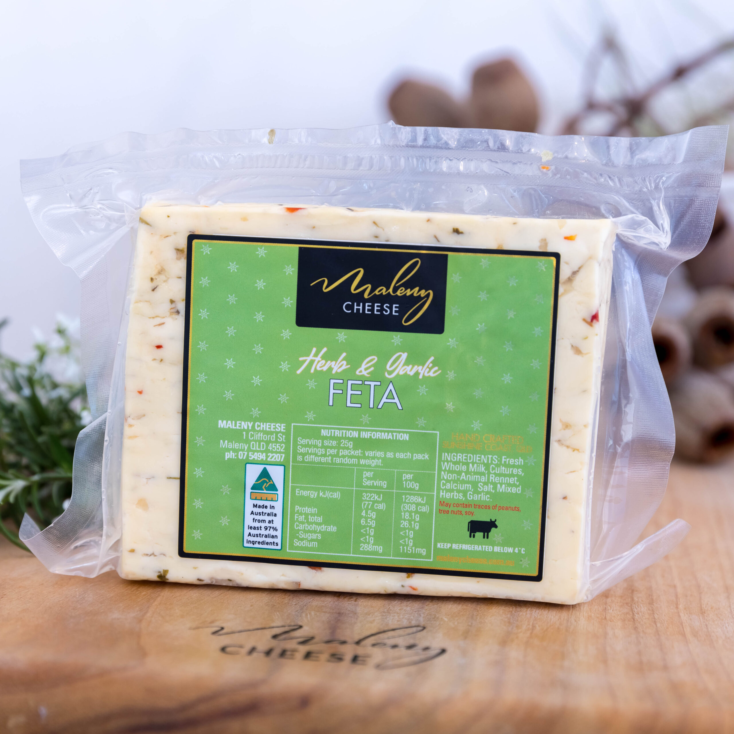 herb garlic feta